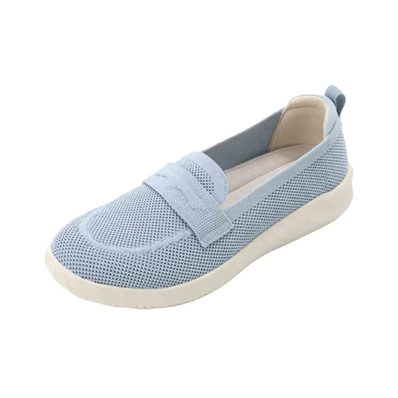 PANSY Panxi Japan Women's Shoes Casual Lightweight Comfortable Slip on Breathable Flyknit Loafers Women's-7