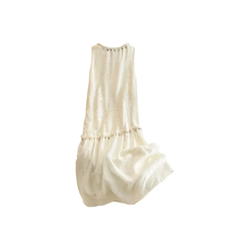 Cypress House Sleeveless Dress Women's Apricot-1