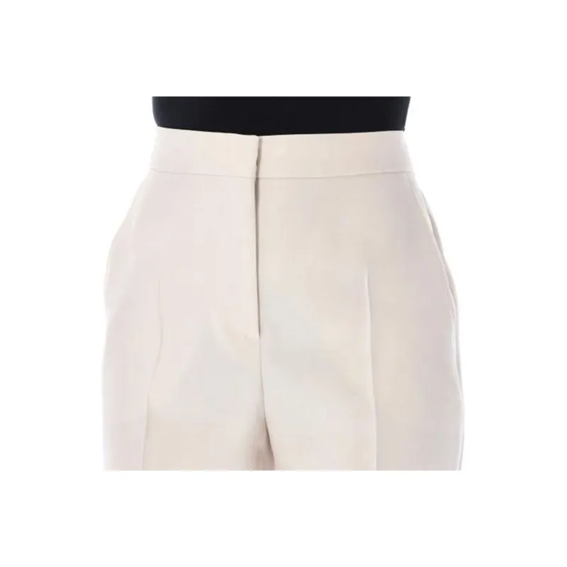 MaxMara Pleated Straight Leg Trousers-4