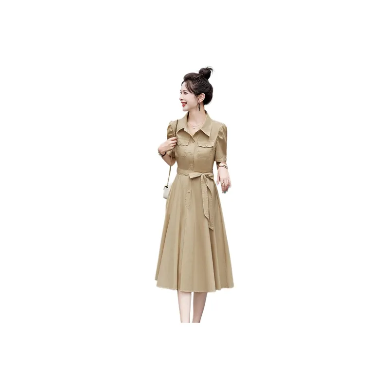 TEME Short Sleeved Dress Women's-4