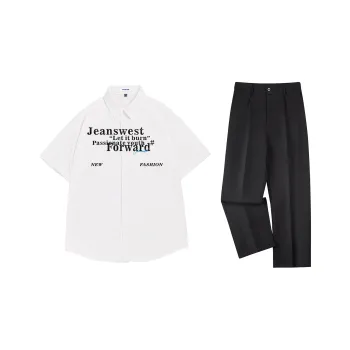 JEANSWEST Shirt Matching Set Unisex