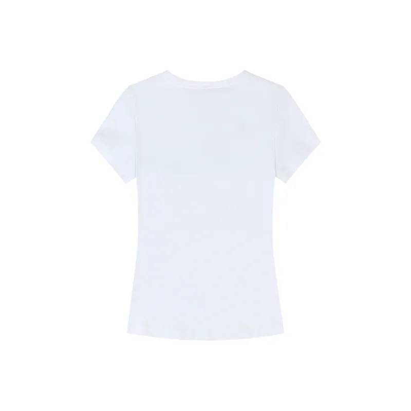 LADY IDEAL Flutter Sleeve T Shirt Women's-4