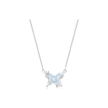 MOREL S999 Fine Silver Necklaces Women's Blue