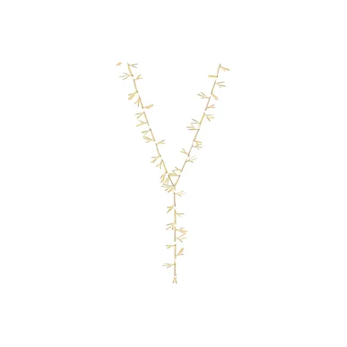 DIOR Metal Necklaces Unisex Gold