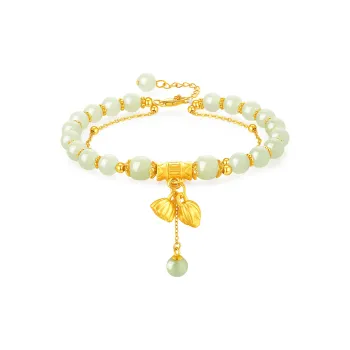 Lao Feng Xiang Bracelets Sugar Jade Women's