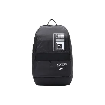 PUMA Fabric Travel Bags Laptop Bags Backpack Regular Unisex Black
