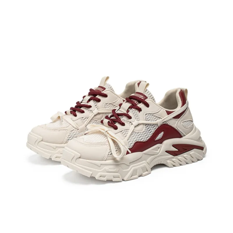 ROBINHOOD Cushioning, Slip Resistant, Abrasion Resistant, Coverage, Support Low Top Chunky Sneakers Men's-3