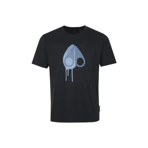 Moose Knuckles T Shirts Men Navy