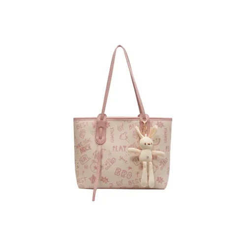 RIVMIND PU Shoulder Bag Regular Women's Black/Blue/Pink/Brown