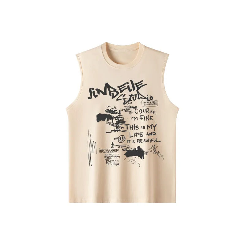 JINBEILE Tank Tops Unisex-10