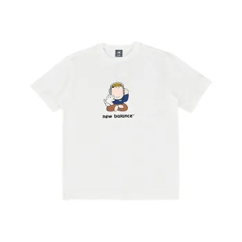 New Balance Sports And Leisure T Shirt Unisex White