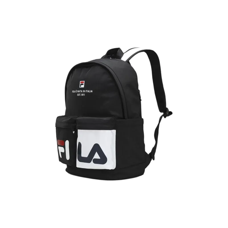 FILA Fabric Backpack Large Size Men's Jet Black-1