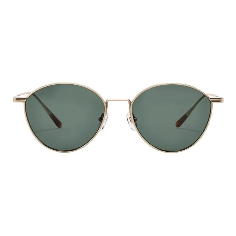 Fakeme Round Sunglasses Women's Gold-1