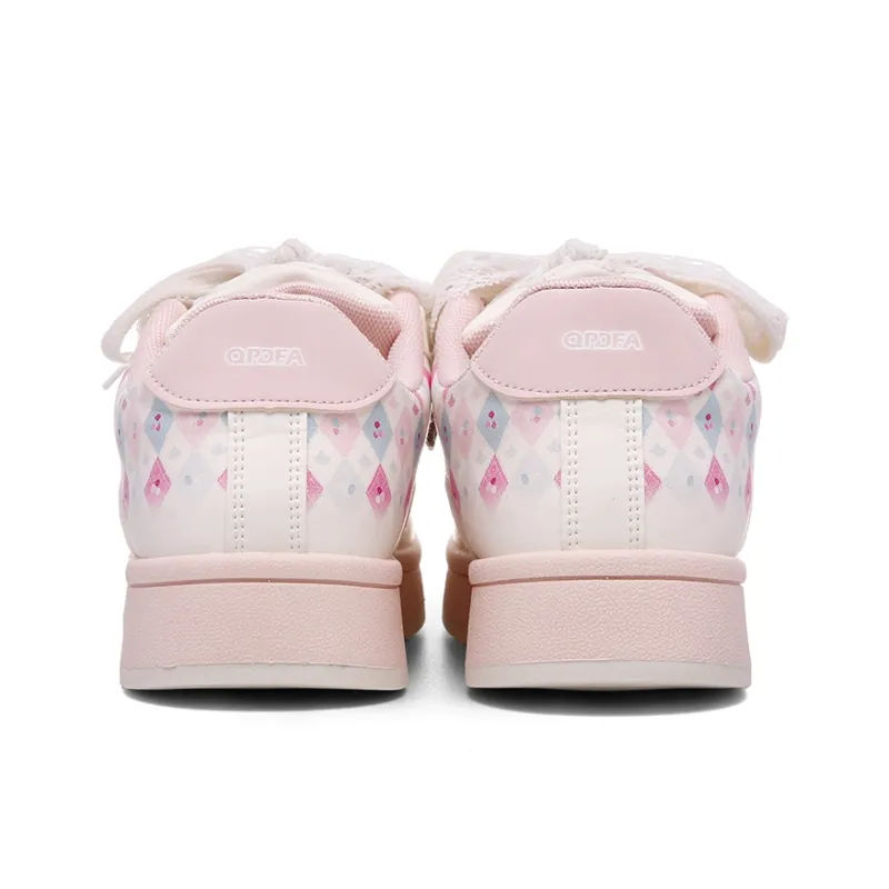 Lovely You Wear resistant And Lightweight Low Top Skateboard Shoes Women's-32