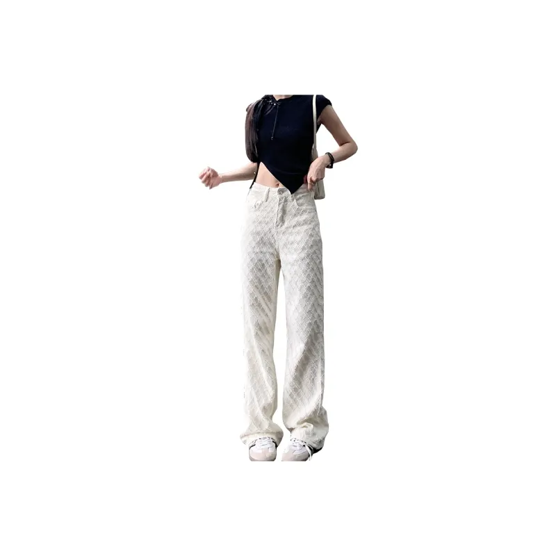 LCEVHZ'S Jeans Women's Apricot-0