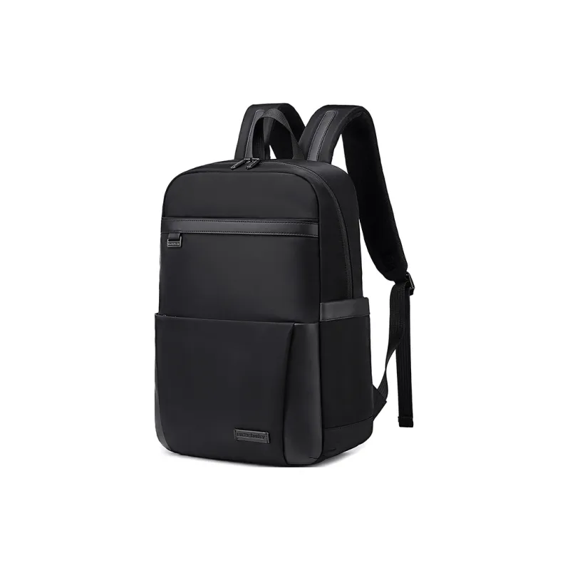 ARCTIC HUNTER Nylon With Microfiber Backpack Men's Black/Khaki-1