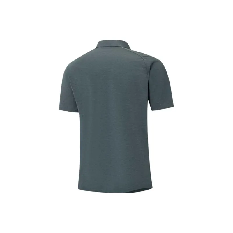 XTEP Polo Shirt Men's Dark Brick Gray-1