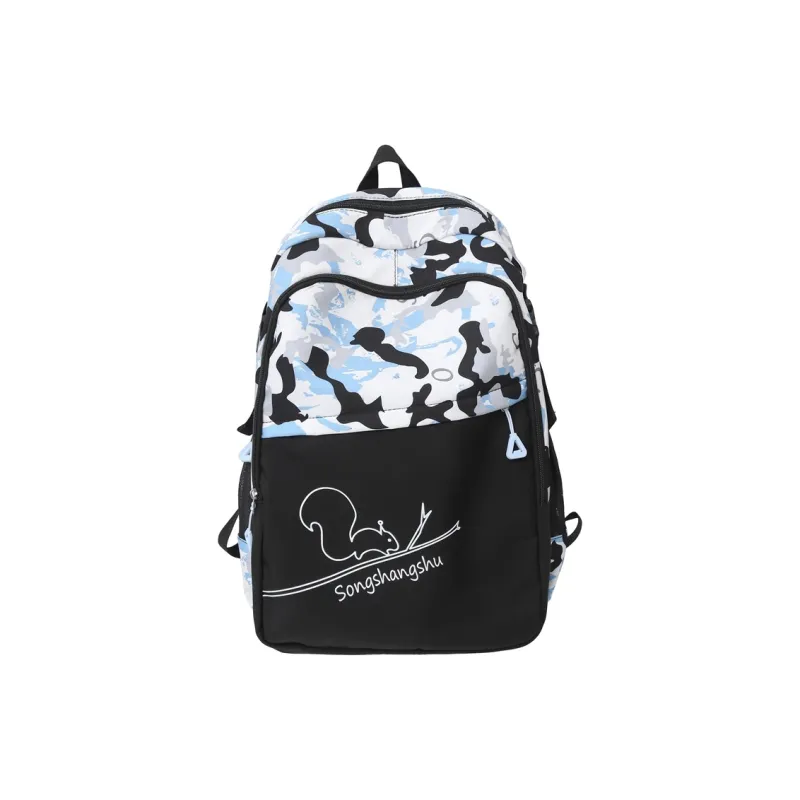 Yalu Nylon Backpack Unisex Multicolor-3