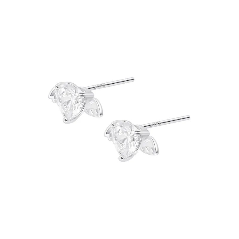 Daisy Dream 999 Fine Silver Stud Earrings Women's-2