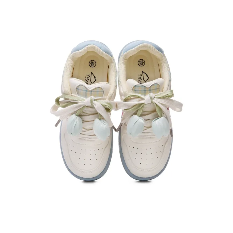 Lovely You Wear resistant And Lightweight Low Top Skateboard Shoes Women's-13