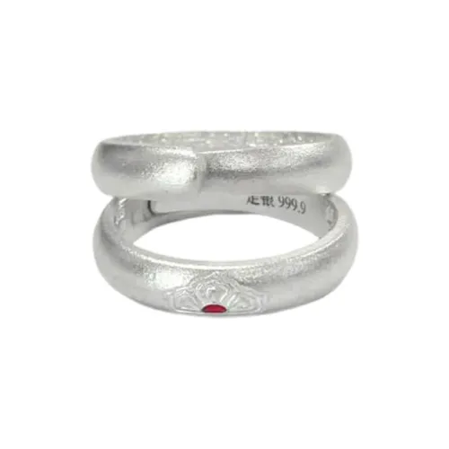 Shunqin Silver Building 999 Fine Silver Rings Women's