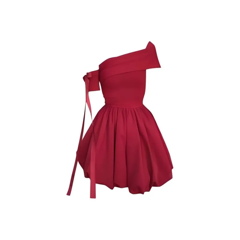 DOSOHEB Short Sleeved Dress Women's-1