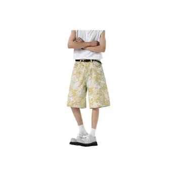 YOFVV Denim Shorts Unisex Multicolor