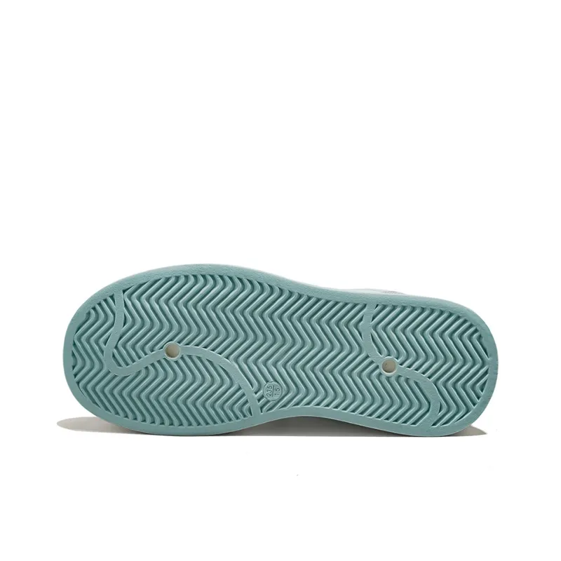 HUANQIU Slip Resistant Cushioning And Breathable Low Top Skateboard Shoes Women's Aqua-4
