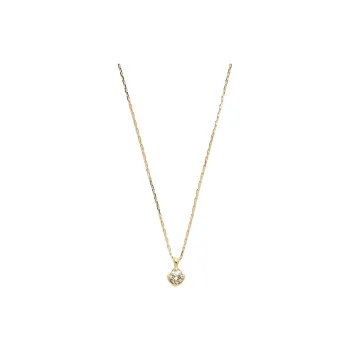 Agete 9K Gold Necklaces Unisex Gold