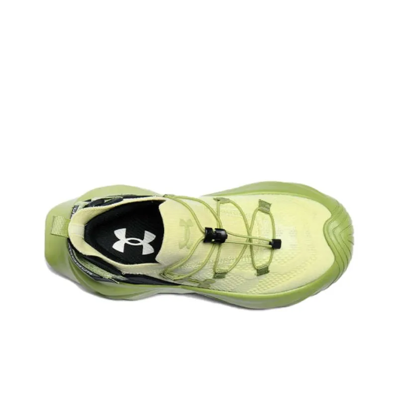 Under Armour Outdoor Anti Slip Wear Resistant Low Top Hiking Shoes Unisex Green-2