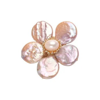 Andaozi Pearl Brooches Women's