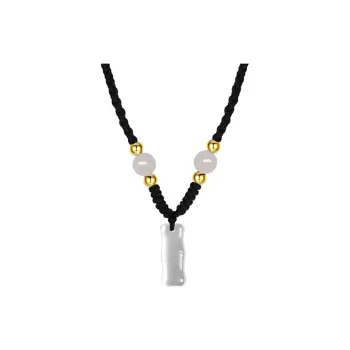WINGSTOP Chalcedony Jade Necklaces Unisex