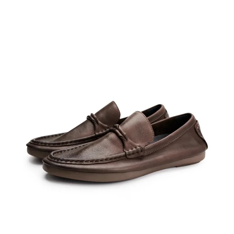 Brounvanm Men's Casual Shoes Men Low Top Black/Brown-2