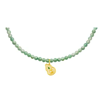 BYTHERE African Emerald Necklaces Women's