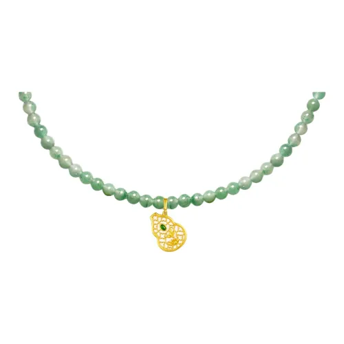BYTHERE African Emerald Necklaces Women's