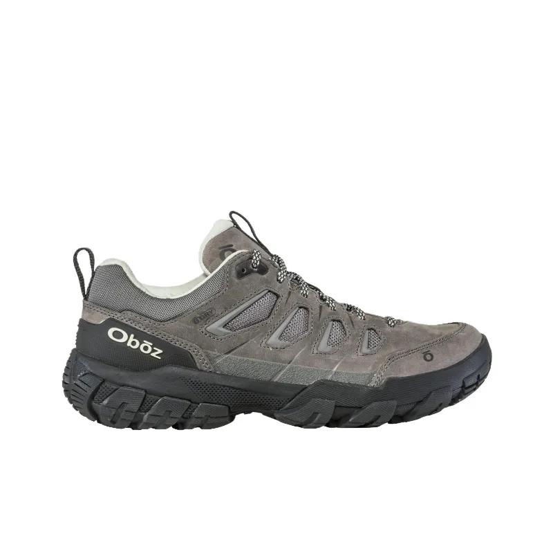Oboz Slip Resistant Waterproof Low Top Hiking Shoes Women's Hazy Gray-1