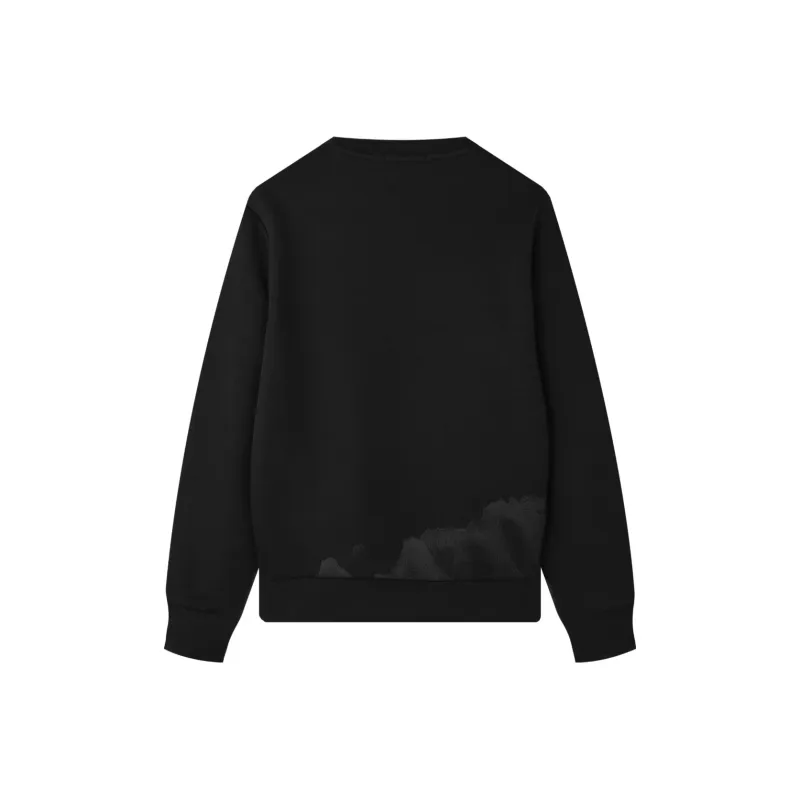 HLA Sweatshirts Men Black Pattern 1B-1