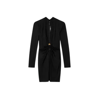 VERSACE Safety Pin Mini Dress