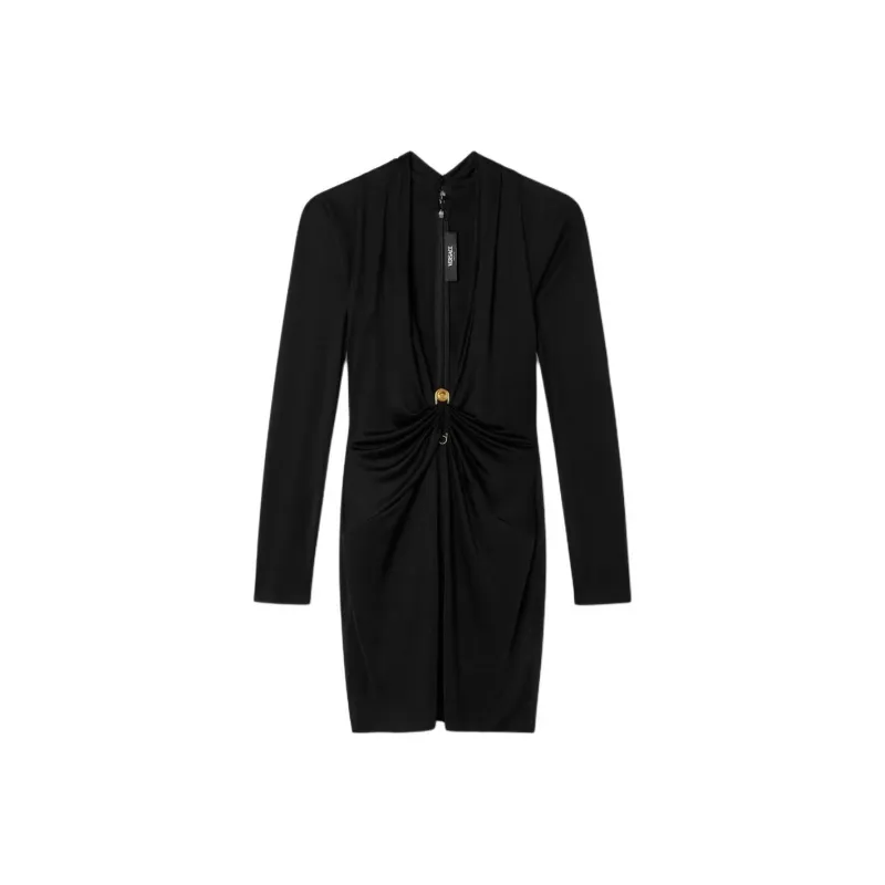 VERSACE Safety Pin Mini Dress-0