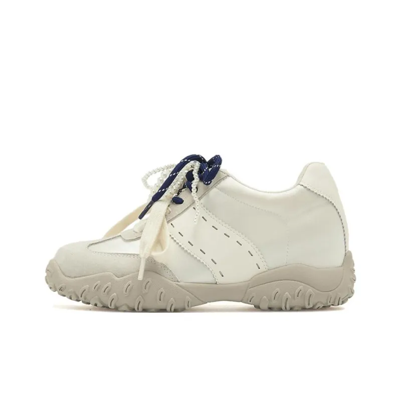 AGSDON Height Increasing Low Top Casual Shoes Women's-7