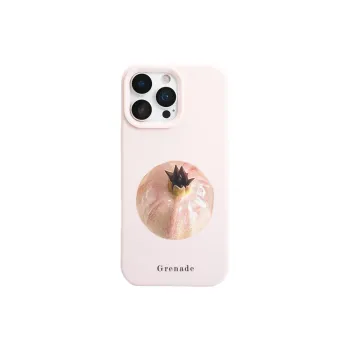 Sopi Silicone Material Tomato Pomegranate Pancakes Phone Cases Compatible With IPhone 16/15 Pro Max/Apple 13/14 Pro/Max