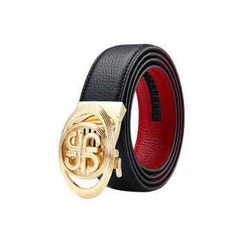 MILLIE'S Top Grain Cow Leather Belts Men's Width 3.5cm