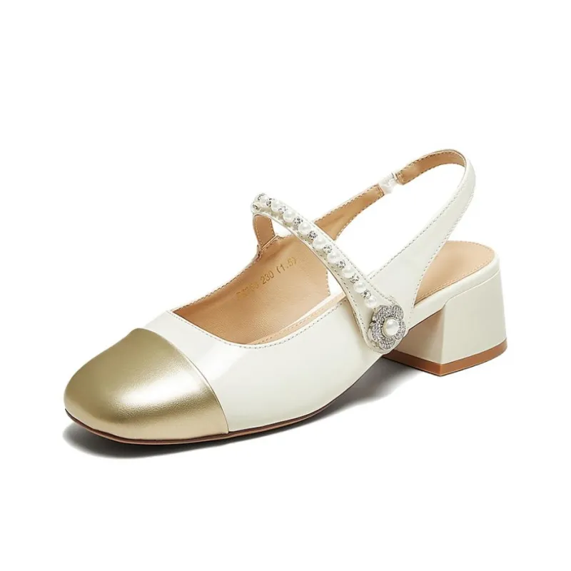 BASTO Chunky Heel High Heels Women's-5