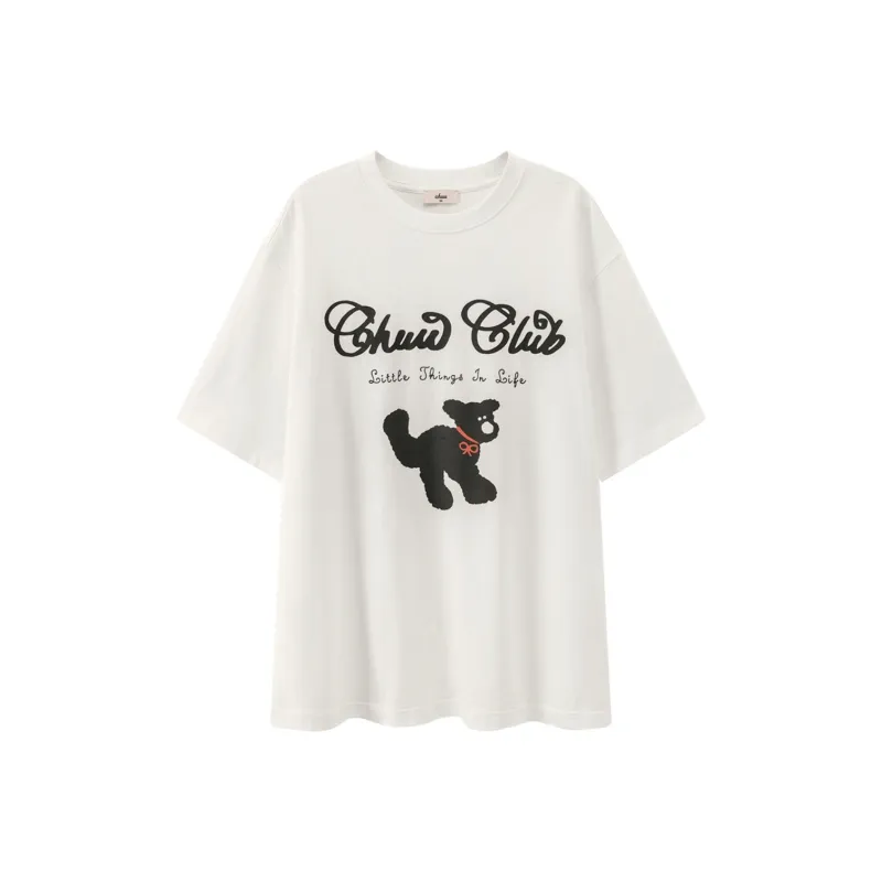 CHUU 2024 Summer New Arrival Crew Neck Loose Fit T-Shirt Women's-8