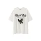 Ivory White[Skin-Friendly, Soft and Tender, 100% cotton, American Letter Puppy Print]