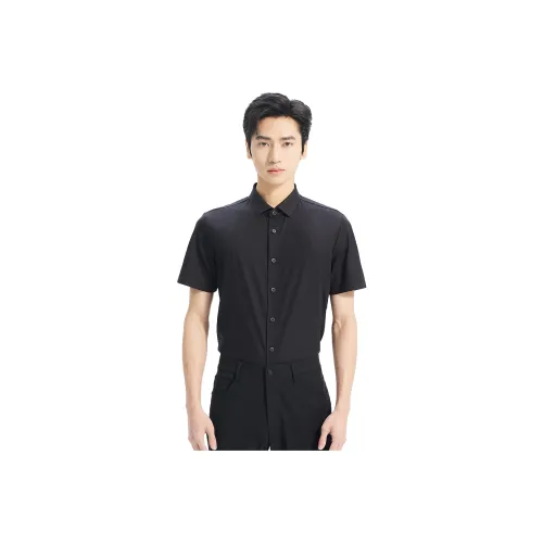 LESS IS MORE Shirts Men Black 25XXC9011S