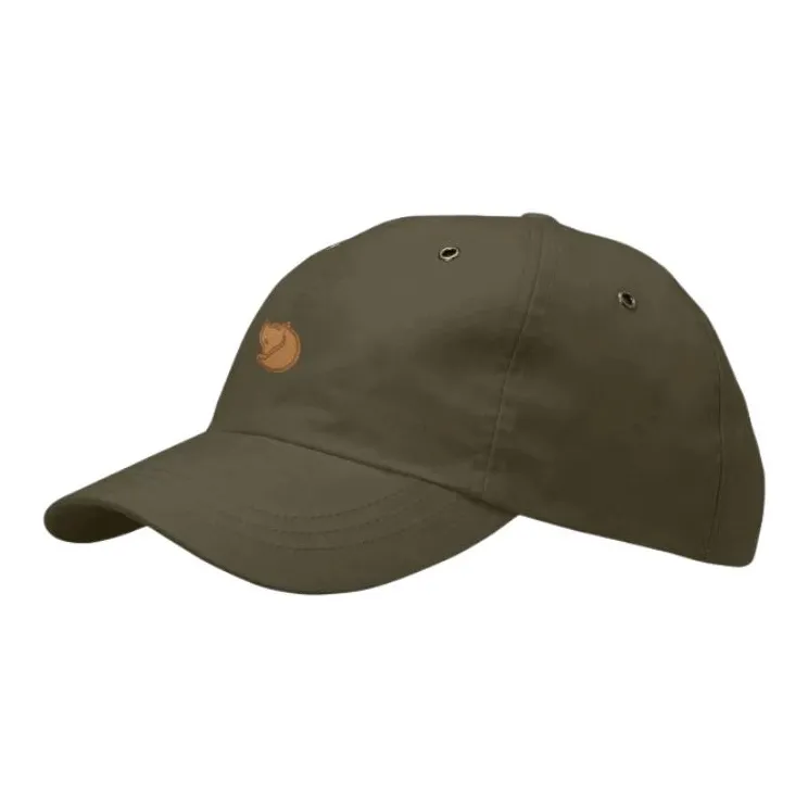 Fjallraven Polyester, Cotton Baseball Caps Unisex Dark Olive-0