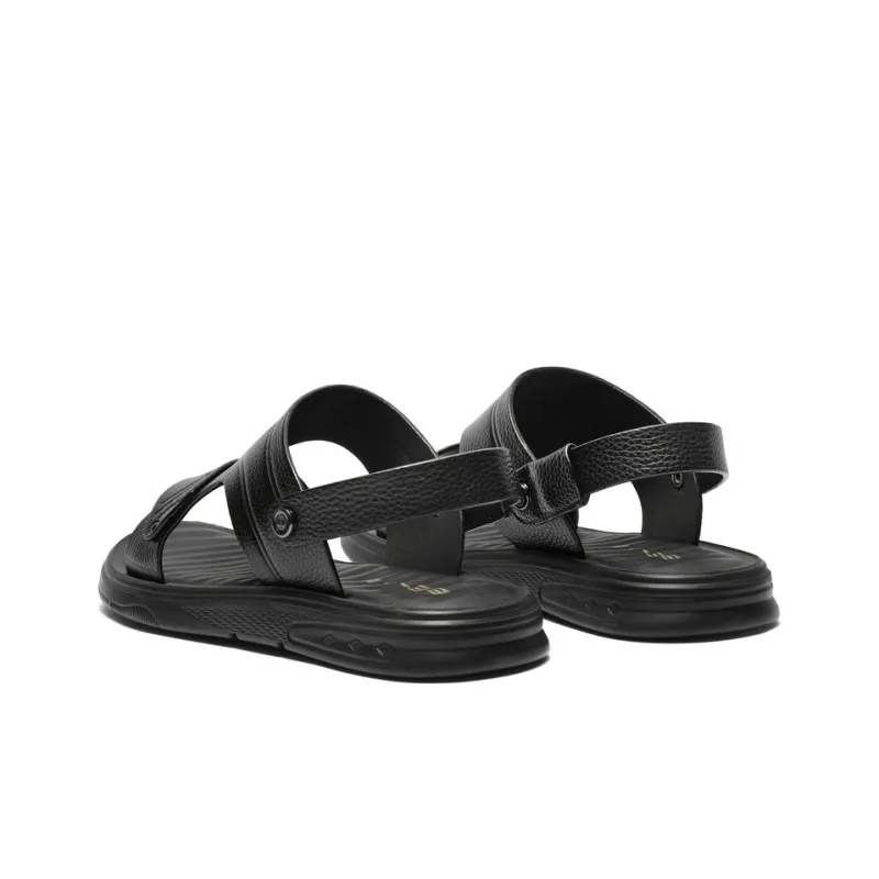 BELLE Beach Sandals Men Brown, Black-9