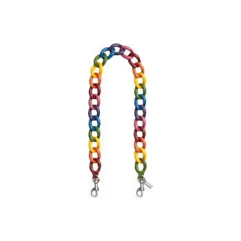 COACH Chain Resin Bag Strap Women's Multicolor