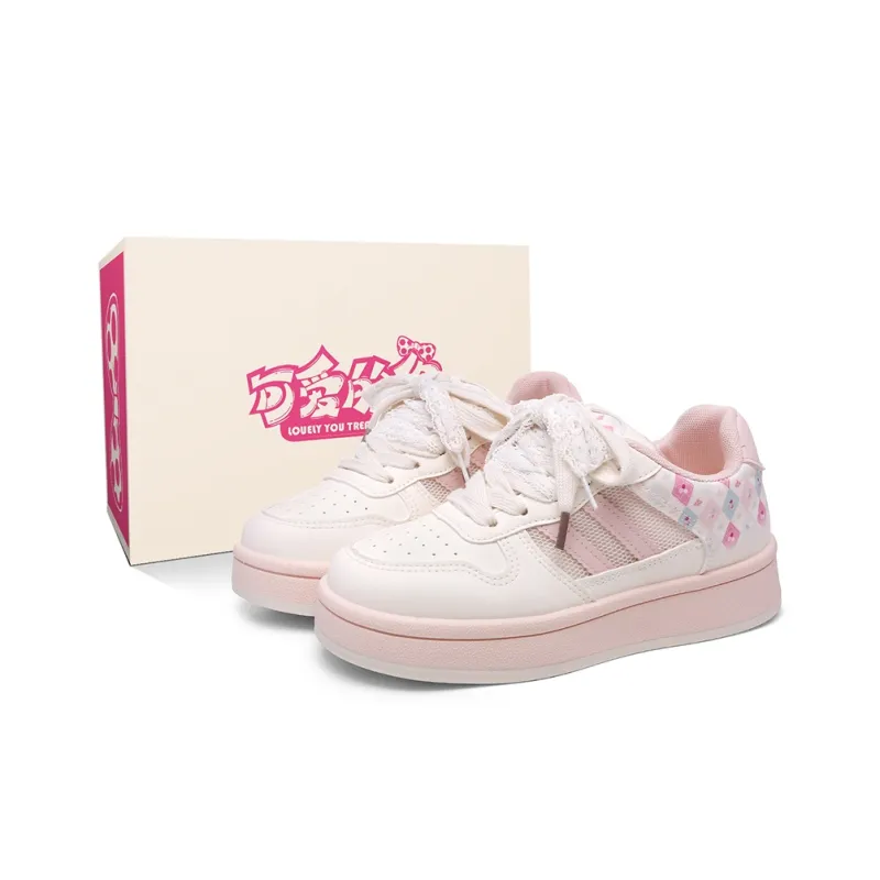 Lovely You Wear resistant And Lightweight Low Top Skateboard Shoes Women's-28